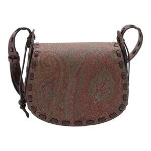 Etro Rounded Flap Bag With Paisley Pattern - NWT